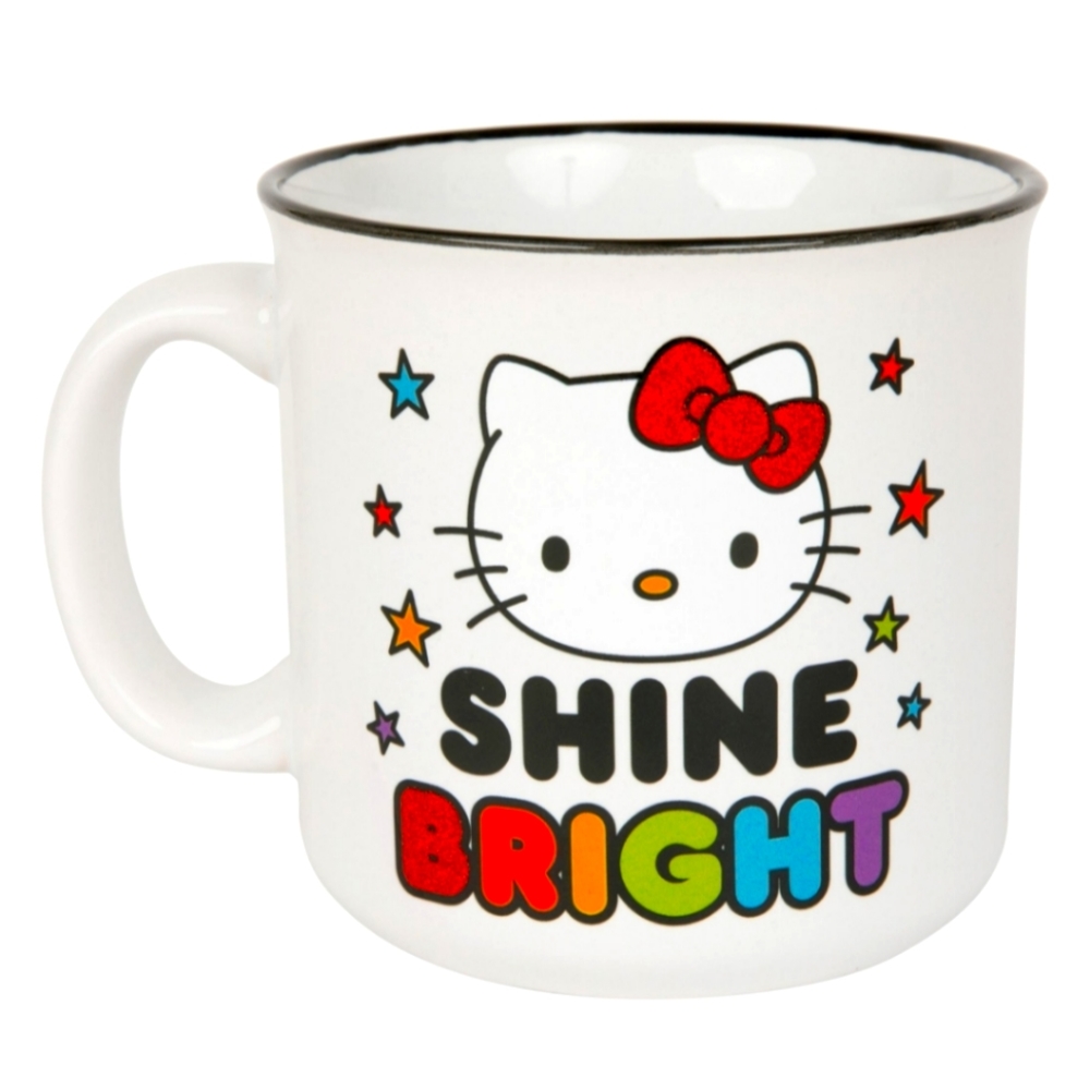 Hello Kitty SHINE BRIGHT 20 oz Jumbo Ceramic Camper Mug